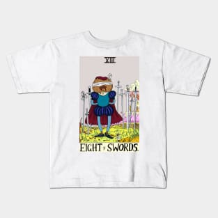 Duke of Nuts as 8 of Swords Kids T-Shirt